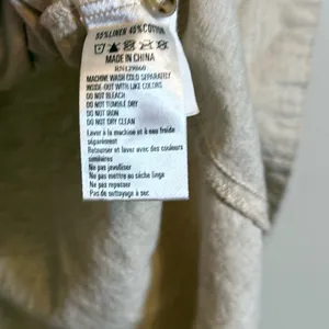 Rythmn Classic Beige‎ Linen Short Sleeve Shirt Dress thumbnail 5