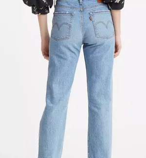Levi's Premium Wedgie Straight Leg Denim Jean thumbnail 3