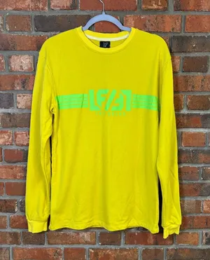 LF the Brand womens long sleeve graphic sweatshirt yellow XS thumbnail 1