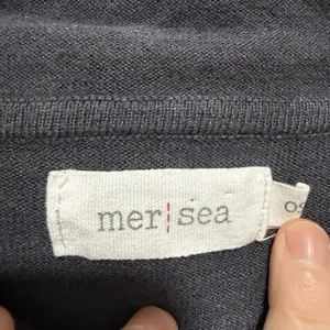 Mersea Gray Hooded Relaxed Fit Lightweight Sweatshirt One‎ Size thumbnail 2
