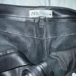 ZARA black leather pants thumbnail 3