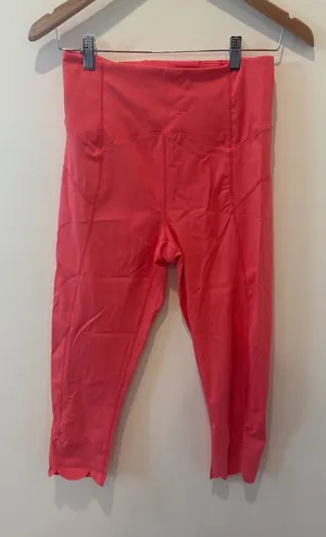 FP Movement Coral Scallop Hem Cropped Leggings Athleisure‎ Workout Capris thumbnail 1