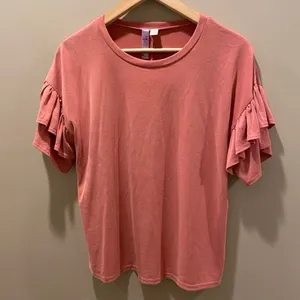Francesca's Pink Blouse Shirt thumbnail 1