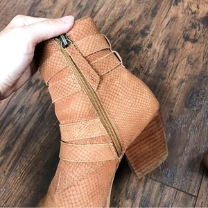 Matisse • Harvey Multi-Strap Boot embossed leather buckle tan western ankle thumbnail 8