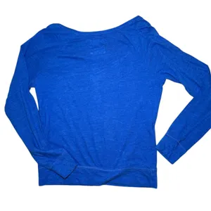 Hollister Blue Long Sleeve Top Womens Small Scoop Neck Raglan Casual Shirt‎ thumbnail 6