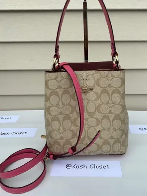 Coach Bucket Signature Small Town Bucket Bag  & Wallet bundle thumbnail 4