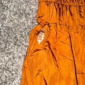 Free People Rust Orange Smocked Waist Athletic Shorts thumbnail 2