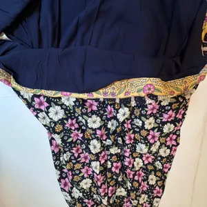 Lulus Floral Maxi Dress Open Back Boho Resort Vacation Wedding Guest NWT M thumbnail 9