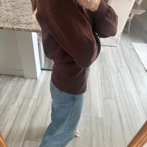 Source Unknown Unbranded Women's Burgundy and Brown Cardigan thumbnail 3
