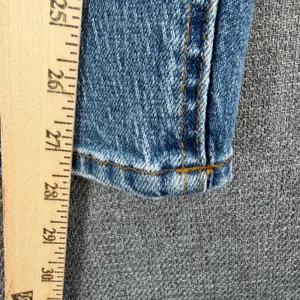 Quince Comfort Stretch High Rise Cropped Wide Leg Denim Jeans Atlantic Blue 25 thumbnail 8