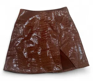 Motel Women's Brown and Pink Skirt thumbnail 1