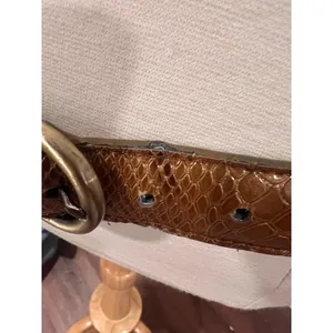 American Vintage Vintage Genuine Snakeskin Leather Belt Brown Python S/M 29–33” thumbnail 14