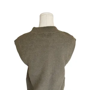 A New Day x Target - NWY Olive Green Ribbed Mock Neck Sweater Vest Sz M thumbnail 5