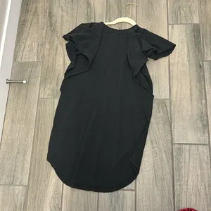 Kimchi blue black mini tshirt dress thumbnail 4