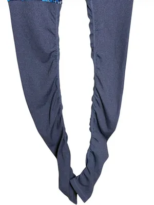 ALO Yoga Blue Chevron Panel Leggings thumbnail 3