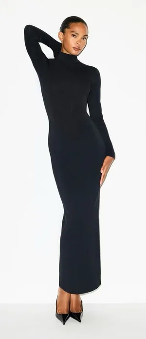 SKIMS Smooth layers (B22) Dress back zipper turtleneck NWT SIZE XS thumbnail 1