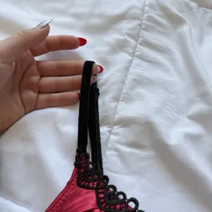 Womens Size Small Red Black‎ Nightie Lingerie Babydoll Grunge Vampire Valentines thumbnail 4
