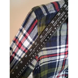 American Eagle Ahh-Mazingly Soft Flannel Button Up Shirt Women's Medium Plaid thumbnail 6