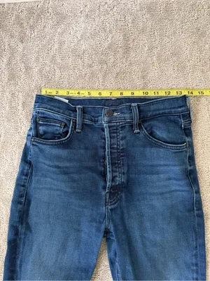 MOTHER the Tripper Ankle in Homecoming High Size 28 Medium Wash Denim Jean thumbnail 14