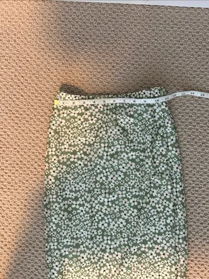 Shein Size Extra Small XS Green Floral Midi Skirt - Women thumbnail 3