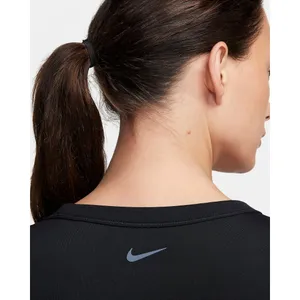 Nike One Fitted Women's Dri-FIT Short-Sleeve Cropped Top BLACK Small NWT thumbnail 4