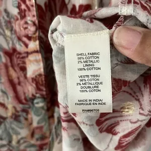 Rebecca Taylor Women's Floral Top La Vie Lucciene Size S Business Casual Travel thumbnail 4
