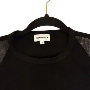 NWT Revolve Superdown Hit the Club Black Bodycon Mini Dress SM Draya thumbnail 6