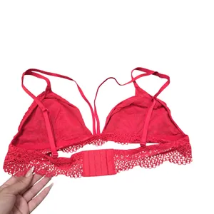 Victoria's Secret Red Lace Bralette Size: XL thumbnail 6