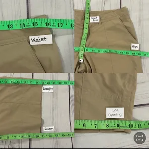 Patagonia Women's Inter Continental‎ Khaki Sesame Hiking Shorts Size 6 Pockets thumbnail 3