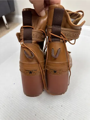 Converse Chuck Taylor All Star GR82 Platform Boots •Women 8.5• Tan 570529C EXC thumbnail 8