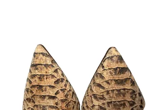 Christian Louboutin Iriza Tan Brown Python Embossed Pointed Toe D Size 7 Women's thumbnail 7