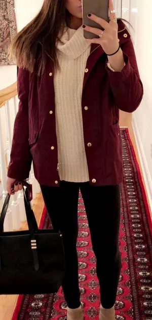 Love Tree Maroon Jacket thumbnail 1