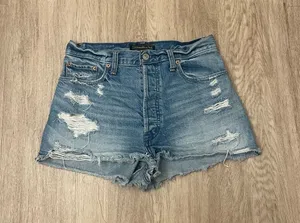 abercrombie & fitch jean shorts thumbnail 1
