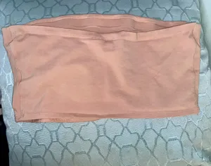 H&M Divided Blush Pink Bandeau Tube Top Size L thumbnail 3