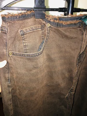 Jean skirt Brown Size 16 thumbnail 4