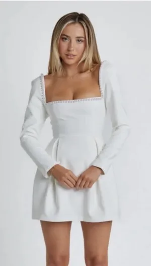 Odd Molly Muse White Pearl Dress thumbnail 1