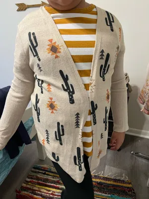 Cactus cardigan Tan Size M thumbnail 2