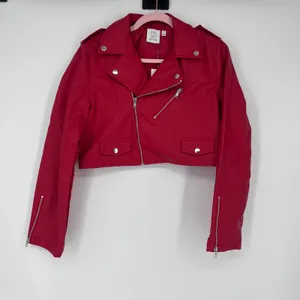 Nikki Lund Water Repellent Michaela Jacket Sz Medium Red thumbnail 2