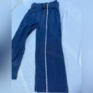Abercrombie & Fitch Women's‎ Wide-Leg Chambray Pants Size XS – Paperbag Waist thumbnail 8