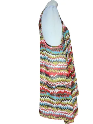Uncle Frank Sheer Tunic Blouse Sz M thumbnail 3