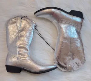 Arizona Jeans Co Maybrook Silver Cowgirl Boots thumbnail 1