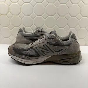 New Balance 990v4 Running Shoes Women 8 Grey W990GL4 Made in USA Suede Sneaker thumbnail 6