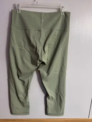 Lululemon Align Crop High-Rise Leggings in Sage Green Size 10 thumbnail 2
