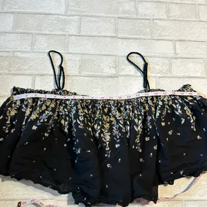 Free People Black Floral Camisole thumbnail 9