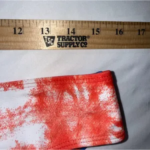 SHEIN Bikini Set Women‎ XL Red White Blue Stars Tie Dye Patriotic Swimsuit NEW thumbnail 7