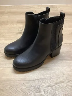 Mia Girl Size 10M Laritza Black Block Heel Boot Booties. New No Tag No Box thumbnail 6