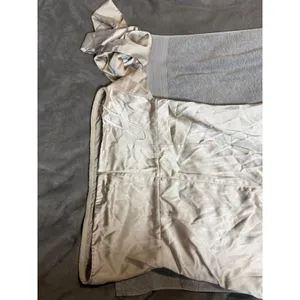 NWT‎ Lulus Size XL Off White Beige Maritza Champagne Satin Sash Tulip Maxi Dress thumbnail 10