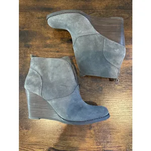 Lucky Brand Women's Zanta Bootie Ankle Boot storm Blue Gray size‎ 7.5 thumbnail 2