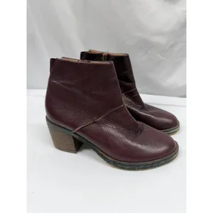 Gentle Souls by Kenneth Cole Women's Blakely Ankle Leather Bootie in‎ Merlot 5.5 thumbnail 2