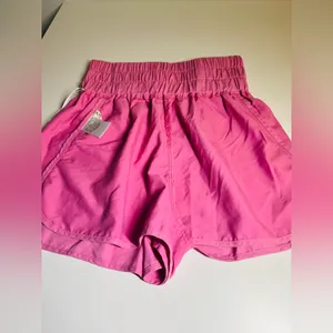 Aerie Bright Pink Athletic Shorts thumbnail 4